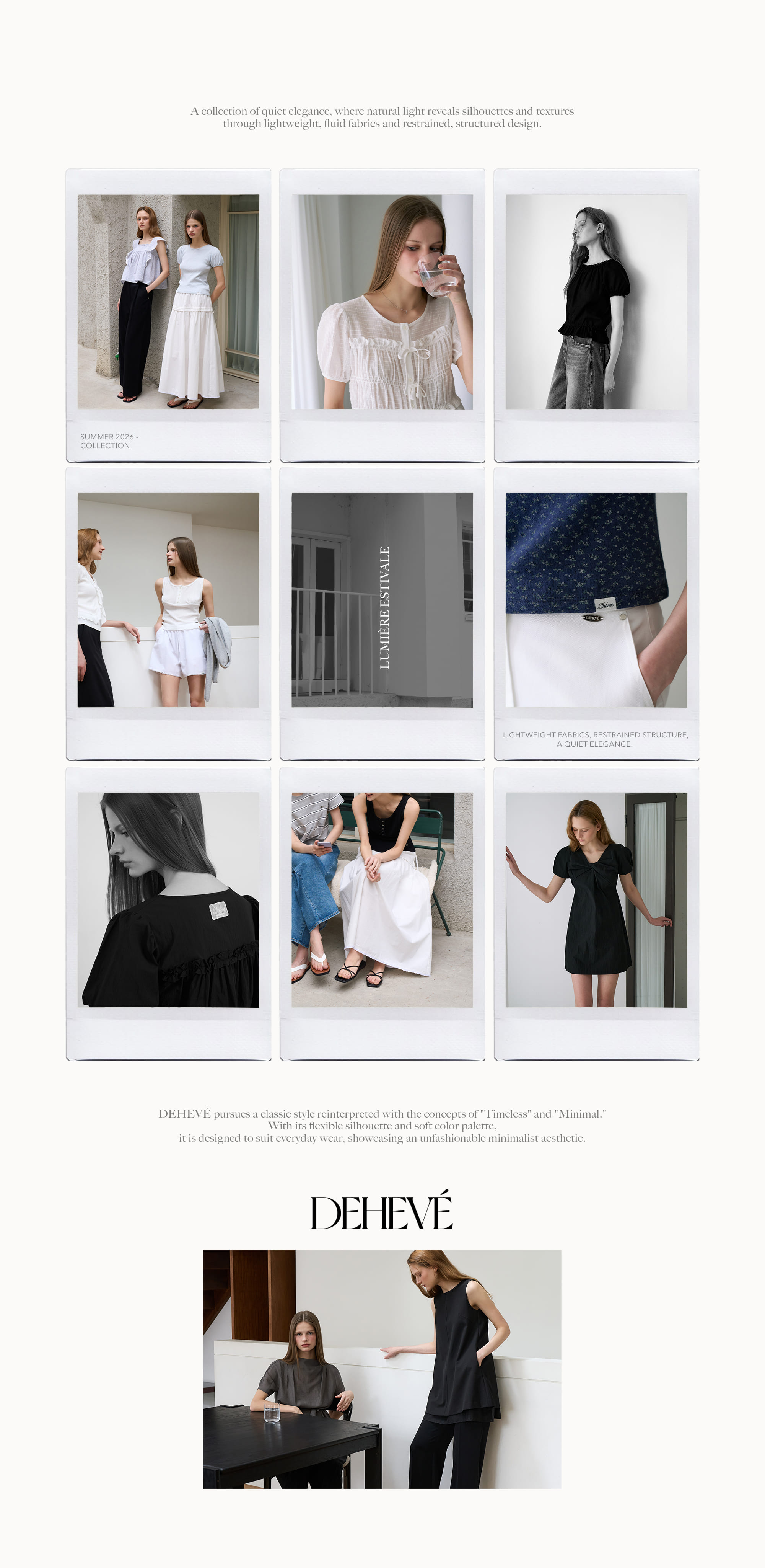 德赫维 Drape Strap Blouse [Charcoal]
