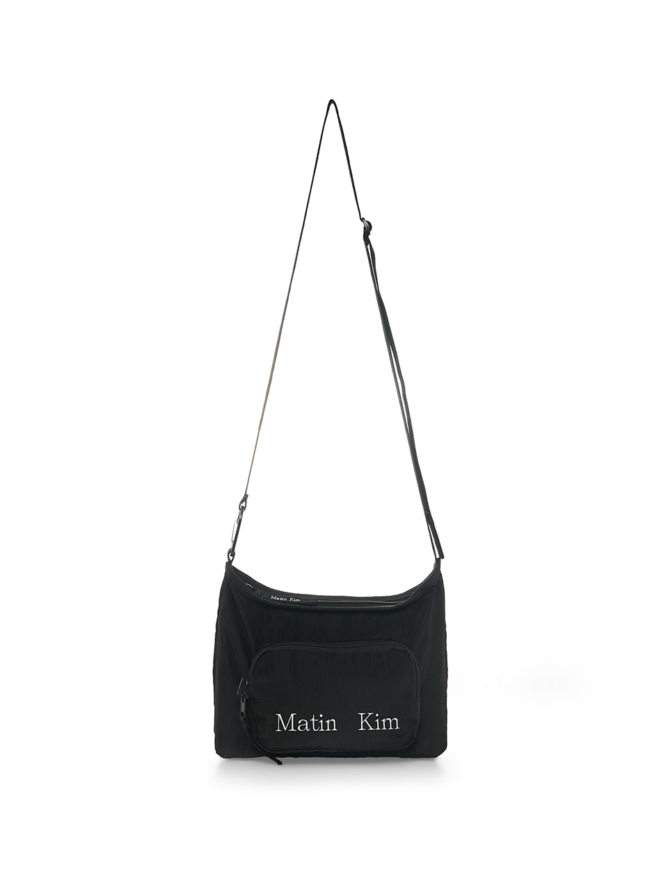 MATIN KIM 可折叠斜跨口袋包（黑色）
