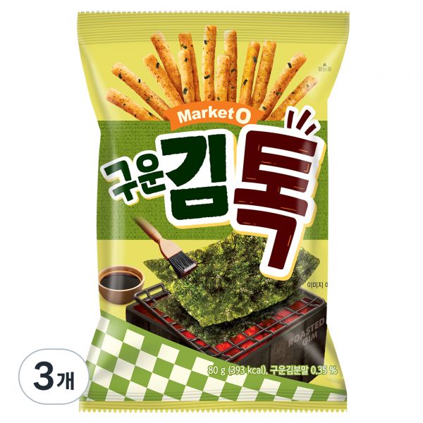 好丽友 Market O 烤海苔脆 80g, 1个